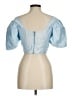 Topshop Blue 3/4 Sleeve Blouse Size 6 - photo 2