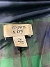 Crown & Ivy 100% Polyester Argyle Blue Jacket Size 2X - photo 6