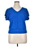 Fortune + Ivy Blue Short Sleeve Top Size XL - photo 1