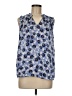 Zac & Rachel 100% Polyester Blue Sleeveless Blouse Size M - photo 1