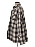 Lovers + Friends Plaid Tan 3/4 Sleeve Button-Down Shirt Size S - photo 5