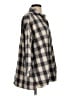 Lovers + Friends Plaid Tan 3/4 Sleeve Button-Down Shirt Size S - photo 4