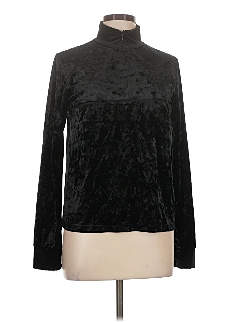 Topshop Long Sleeve Top Black Turtleneck Tops