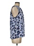 Zac & Rachel 100% Polyester Blue Sleeveless Blouse Size M - photo 4