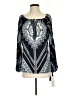 Hale Bob Blue Long Sleeve Blouse Size XS - photo 1