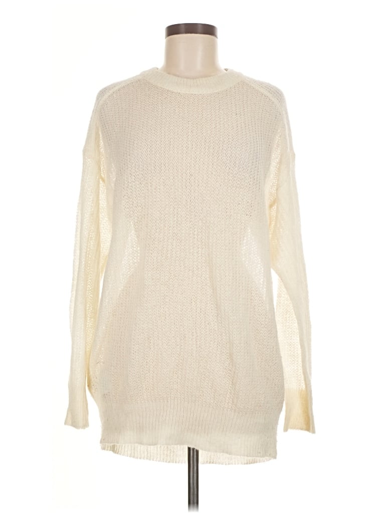 Pre-owned Mng Pullover Sweater In Ivory