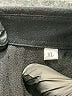 Unbranded 100% Cotton Solid Black Long Sleeve Button-Down Shirt Size XL - photo 7