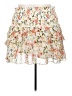 1.State 100% Polyester Floral Ivory Yellow Casual Skirt Size 3X - photo 2