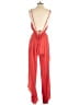Caribbean Queen 100% Polyester Solid Red Jumpsuit Size S - photo 2
