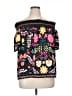 Shein Curve 100% Polyester Black 3/4 Sleeve Blouse Size 0X - photo 1
