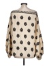 ChicMe Ivory Long Sleeve Blouse Size S - photo 2