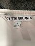 Elizabeth and James 100% Polyester White 3/4 Sleeve Blouse Size S - photo 6