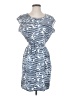 The Limited 100% Polyester Graphic Blue Casual Dress Size XS - photo 1