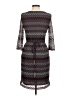 Studio One 100% Polyester Chevron-herringbone Burgundy Cocktail Dress Size 8 - photo 2