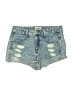 Mudd 100% Cotton Blue Denim Shorts Size 7 - photo 1
