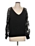 Shein 100% Acrylic Black Pullover Sweater Size L - photo 1