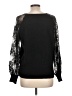 Shein 100% Acrylic Black Pullover Sweater Size L - photo 2