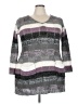 Ultra Flirt 100% Acrylic Gray Pullover Sweater Size 3X - photo 1
