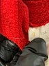 Valentino Solid Red Wool pleated midi skirt Size 6 - photo 14