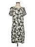 Apt. 9 Graphic Silver Casual Dress Size S - photo 1