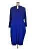 Connected Apparel Blue Cocktail Dress Size 22 - photo 2