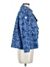 Derek Lam 10 Crosby Paisley Floral Blue Jacket Size M - photo 4