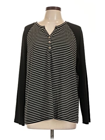 Cotton Bleu Long Sleeve Henley (view 1)