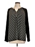 Cotton Bleu Black Long Sleeve Henley Size L - photo 1