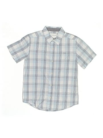 CALVIN KLEIN JEANS Short Sleeve Button-Down Shirt (view 1)