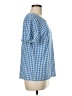 Worthington Houndstooth Blue Short Sleeve T-Shirt Size M (petite) - photo 4