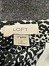 Ann Taylor LOFT Outlet 100% Polyester Animal Print Black Shorts Size 0 - photo 3