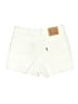 Levi's 100% Cotton Ivory Denim Shorts Size 27 waist - photo 2