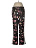 Pam & Gela Floral Black Casual Pants Size M - photo 1