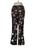 Pam & Gela Floral Black Casual Pants Size M - photo 2