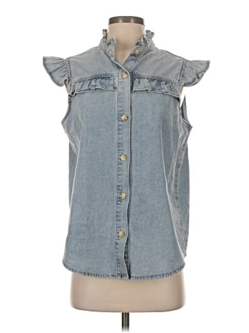 Savanna Jane Sleeveless Button-Down Shirt (view 1)