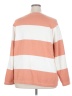 Relativity 100% Cotton Stripes Orange Pullover Sweater Size 3X - photo 2