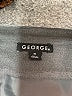 George Solid Gray Formal Skirt Size 16 - photo 4