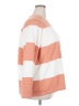Relativity 100% Cotton Stripes Orange Pullover Sweater Size 3X - photo 4