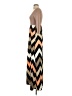 Auditions 100% Polyester Chevron-herringbone Brown Casual Dress Size S - photo 5