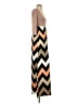 Auditions 100% Polyester Chevron-herringbone Brown Casual Dress Size S - photo 4