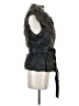 Bebe 100% Polyester Gray Faux Fur Vest Size XS - photo 4