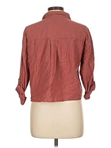 Love Notes 3/4 Sleeve Button-Down Shirt (view 2)