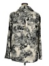 Shein Curve Print Silver Long Sleeve Blouse Size 1X - photo 2