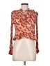 The Kooples 100% Viscose Red Long Sleeve Blouse Size Med (2) - photo 1