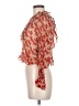 The Kooples 100% Viscose Red Long Sleeve Blouse Size Med (2) - photo 5
