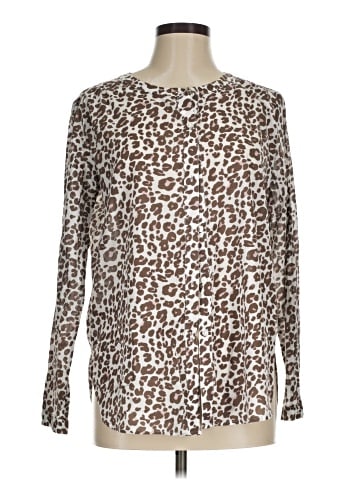 Ann Taylor LOFT Outlet Long Sleeve Top (view 1)