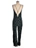 Silk & Salt Paisley Green Jumpsuit Size S - photo 2
