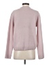 Amour Vert 100% Merino Wool Solid Pink Wool Pullover Sweater Size S - photo 2