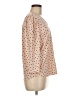 Adrianna Papell Polka Dots Tan 3/4 Sleeve Blouse Size M - photo 4