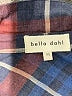 Bella Dahl Plaid Blue 3/4 Sleeve Blouse Size XS - photo 7